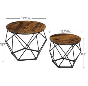 Professional design metal wood coffee <b>table</b> for kitchenware office home restaurant living room garden decoration made in india - Product Image 5