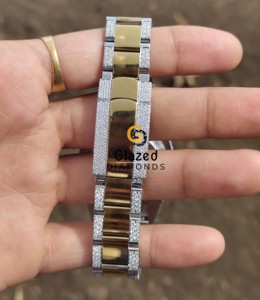 Dial VVS Clarity Diamond Moissanite <b>Watch</b> Christmas Gift Stainless Steel Luxury <b>Mens</b> 41mm Automatic Mechanical <b>Blue</b> Glass - Product Image 5