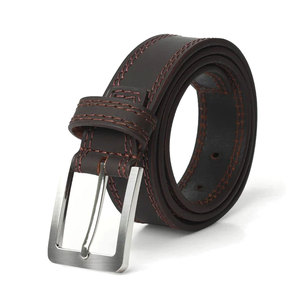 Ceinture en cuir durable avec finition lisse et ajustement réglable, idéale pour les tenues formelles, les tenues décontractées et l'usage quotidien - Product Image 1
