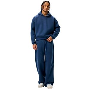 Conjunto de Sudadera Ligera y Holgada con Capucha y Pantalones de Chándal para Hombre, Unisex, 100% Poliéster, Estilo Urbano Oversize - Product Image 1