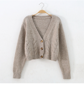 Suéter OEM para mujer con logotipo personalizado, suéteres de manga larga de punto para mujer, abrigo de invierno de punto de secado rápido, suéter de punto - Product Image 2