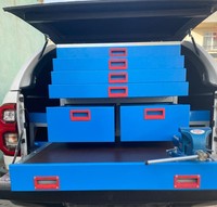 Gabinete de Herramientas para Camioneta de Diseño Moderno Personalizable OEM/ODM/OBM, 6 Cajones, Estructura Desmontable, Modular, Fácil de Montar y Remover