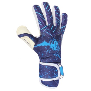 Gants de gardien de but en vente chaude, contact de la paume avant en latex, dos en latex, impression par sublimation et injection de silicone, rouleau négatif, personnalisé - Product Image 2