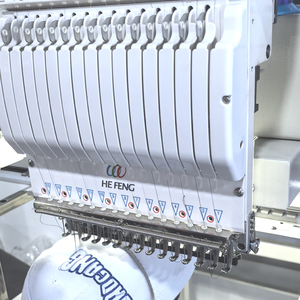 Machine à broder Hefeng à tête unique, 15 couleurs, pour casquettes, t-shirts, broderie plate, petites entreprises, entreprise à domicile - Product Image 4