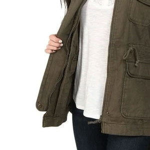 Veste cargo d'hiver pour femmes à prix de gros, imperméable, taille personnalisée, col montant, veste cargo pour femmes - Product Image 5