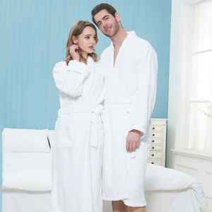 Buy Professional Unisex Cotton Velour <b>Spa</b> Gown for Couples Velvet Bathrobe Men's Breathable Bathrobe OEM Service Sleepwear - Product Image 6