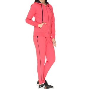 2026 Custom <b>Women</b> Wear 100% Cotton Fleece <b>Women</b> Custom Printed Oversize Zipper Tracksuit Two Piece Set <b>Women</b> Clothing - Product Image 2