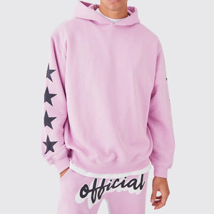 Derniers ensembles de survêtements pour hommes, style élégant, hiver, à capuche, uni, personnalisé, respirant, surdimensionné, 100% coton, grande taille, 2025 - Product Image 1