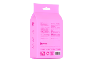 ผ้าเช็ดทำความสะอาดแบบเปียกสำหรับสตรีผ้าเปียกแพ็ค6มินิ10ชิ้น100% ผ้าเปียกเรยอนคุณภาพสูงปราศจากน้ำหอม - Product Image 2