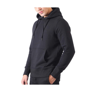 Conjunto de sudadera con capucha y logotipo personalizado unisex, chándal de 100% algodón y poliéster para hombre, característica a prueba de viento para correr y Sudadera con capucha de invierno - Product Image 1