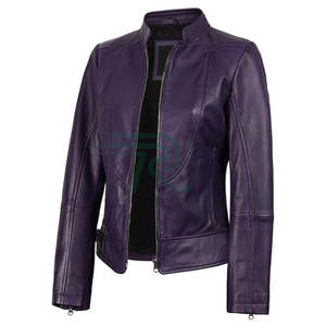 Chaqueta de Cuero Genuino para Mujer, Diseño Clásico 2025, Chaqueta de Cuero de Alta Calidad para Mujer de Pakistán - Product Image 1