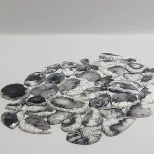 Opale Dendrite Naturelle AAA Cabochon en provenance d'Inde pour une paire de cabochons en opale Dendrite naturelle de haute qualité Lot 20% de réduction et cadeau - Product Image 5