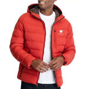 Chaqueta de Plumón para Hombre 2025 con Logotipo Personalizado, para Invierno, Transpirable, de Secado Rápido, Nailon/Poliéster, Cuello Alto, a Bajo Precio - Product Image 4