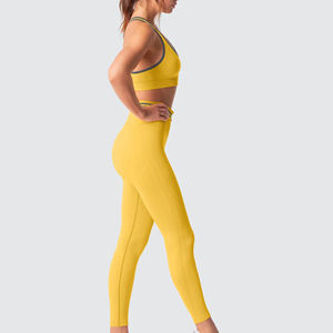 OEM Leggings personalizados Ropa de fitness y yoga Pantalones de yoga Leggings de cintura alta Mujeres personalizadas Cintura elástica, Leggings de yoga - Product Image 6