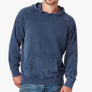 Sweats à capuche pour hommes lavés sweat en coton biologique avec capuche personnalisé Terry sweat à capuche pour homme écologique pull à capuche livraison DDP - Product Image 1