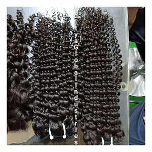 ผมธรรมชาติแบบลอนลึกแบบธรรมชาติสำหรับต่อผมมนุษย์ผมบริสุทธิ์แบบไม่ผ่านกระบวนการผมธรรมชาติแบบ100% ผลิตในอินเดีย - Product Image 2