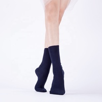 Personnalisable En Vrac Danse Coton Crew Ballet Chaussettes Respirant Femmes Tube Danse Chaussettes Anti Odeur