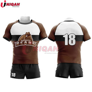 Alta calidad personalizado impreso Rugby Cricket general Jersey diseño de sublimación completa uniformes Premium 100% tela de poliéster personalizado - Product Image 3