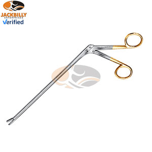 JACKBILLY Schlesinger Disco intervertebral de acero inoxidable de 9 pulgadas Rongeur Instrumento quirúrgico recto 5x10mm Mordazas dentadas Mordida - Product Image 5