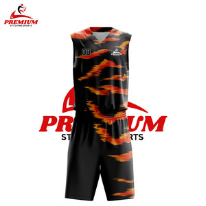 Uniformes de Baloncesto con Logotipo Personalizado, Jersey de Poliéster Transpirable para Hombres y Estudiantes, Impresión por Transferencia de Calor, Antibacteriano, Secado Rápido - Product Image 3
