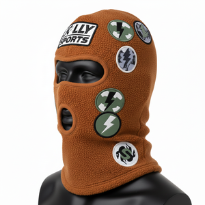 Pasamontañas para Hombre para Clima Frío, Forro Polar de Poliéster de Alta Densidad de 260 g/m², Cubierta Facial Aislante con Paneles para Ojos y Boca - Product Image 3