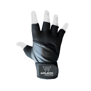 Gants de fitness en cuir personnalisés Gants de gymnastique respirants pour l'entraînement d'haltérophilie et l'entraînement sportif Guantes Para Gimnasio - Product Image 5