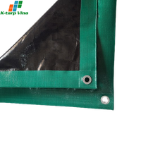 Bâche en polyester non tissé laminé HDPE imperméable, tricot uni, légère et durable, pour couverture de camion et usage extérieur