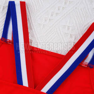 Uniforme de cheerleading de qualité de la meilleure qualité uniforme de cheerleading de couleur unie légère pour l'adulte - Product Image 4