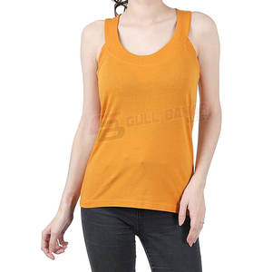 2025เสื้อกล้ามผู้หญิงลำลองสีเหลืองระบายอากาศฤดูร้อน - Product Image 1