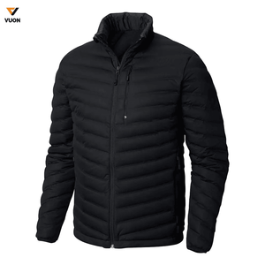 Chaqueta acolchada auténtica de plumas auténticas estándar responsable de plumón de invierno para hombre de fabricante personalizado - Product Image 5