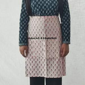 Solid Cotton Linen <b>Kitchen</b> <b>Apron</b> High Quality 100% Linen Long <b>Apron</b> for Cooking - Product Image 4