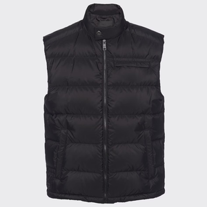 Wholesale Men's Sleeveless <b>Puffer</b> <b>Jacket</b> & Vest Winter Waterproof Canvas <b>Thin</b> Stand Collar <b>Puffer</b> with Polyester Filling - Product Image 1