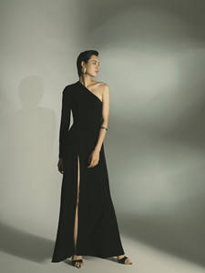 Daria robe dames vêtements de haute qualité nouvelle tendance élégante haute couture dames Style minimaliste robes fendues femmes ODM Services - Product Image 4