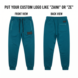 กางเกงจ็อกเกอร์ผู้ชาย ZAINI ผ้าทวิลน้ำหนักเบา แห้งเร็ว ระบายอากาศได้ดี เป็นมิตรกับสิ่งแวดล้อม ทรงลำลอง มีเชือกผูกเอว จีบด้านหน้า ความยาวปานกลาง - Product Image 1