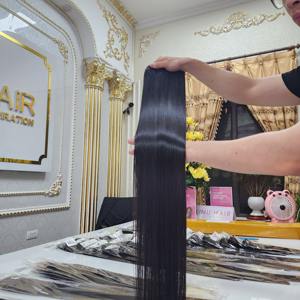 100% vierge os droite vietnamien cheveux crus perruques Extensions de cheveux cuticule intacte paquet Extensions de cheveux - Product Image 4