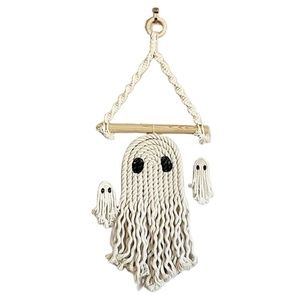 JNC Macrame Bat Plant Hanger Bat Wall Hanging Modern Home Decor Aniversario de Vietnam - Product Image 1