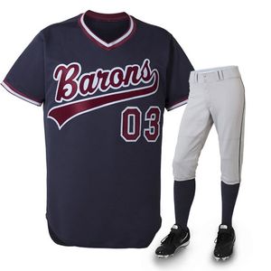 Jersey de softbol transpirable con botones completos y cuello redondo con patrón personalizado sublimado, camisetas personalizadas de béisbol, camisetas de béisbol de alta calidad - Product Image 6