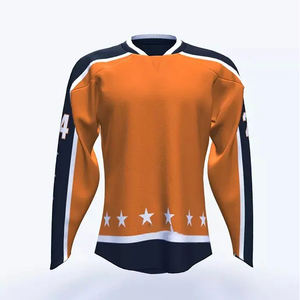 Maillots de hockey sur glace de sublimation personnalisés de haute qualité bonne vente en gros uniformes d'équipe vêtements de sport d'entraînement durables - Product Image 4