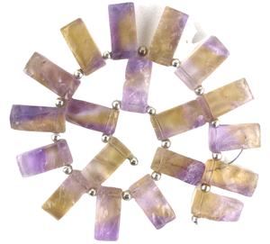 พลอยเจาะด้านข้างเป็นทรงสี่เหลี่ยมผืนผ้าแบบไม่ผ่านการบำบัดธรรมชาติสำหรับทำเครื่องประดับลูกปัด - Product Image 1