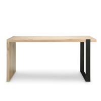 Escritorio de Oficina Moderno de Lujo en Madera Sólida, Personalizable, de Alta Calidad, con Patas de Hierro, Altura Ajustable, Grado Comercial, en Oferta