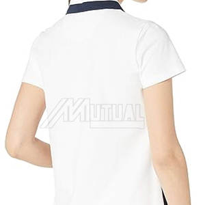 T-shirts polo de haute qualité pour femmes Design tricoté à séchage rapide et respirant Style court décontracté - Product Image 5