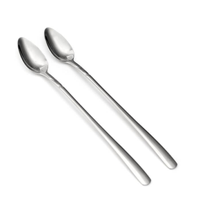 Cuchara de acero inoxidable de aspecto elegante, cubiertos personalizados, cuchara para servir alimentos de acero con espejo pulido, buen precio - Product Image 4