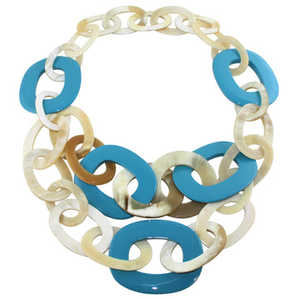 Collar de cuerno de buey de búfalo bohemio de lujo para mujer Material Natural ecológico diseño personalizado mejor regalo de aniversario - Product Image 3