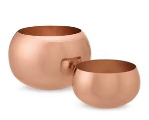 Cuencos de Cobre para Servir Hechos a Mano Ecológicos con un Toque de Lujo Moderno - Product Image 1