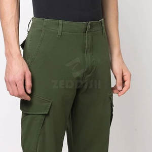 กางเกงวอร์มขายาวสำหรับผู้ชายกางเกงคาร์โก้หลากสีสั่งผลิตได้ตามต้องการกางเกงสไตล์ลำลองเอวกลางมีหลายกระเป๋า - Product Image 4
