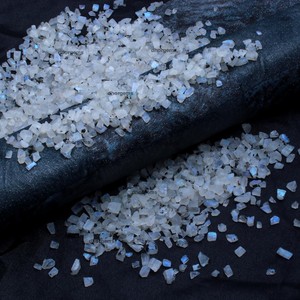 Pendientes de piedra de luna de alta calidad, piedra natural de meteoritos, espécimen de piedra natural, Gema natural - Product Image 2