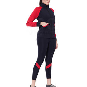 ชุดวอร์มผู้หญิงฤดูหนาวแห้งเร็วผ้าฝ้ายโพลีเอสเตอร์ทําชุดวอร์มผู้หญิงชุดวอร์มน้ําหนักเบา - Product Image 5