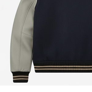 Veste universitaire personnalisée avec patchs en chenille pour homme, style vintage, pour l'extérieur, l'hiver, le streetwear, avec lettres brodées sur le devant, veste de baseball à séchage rapide - Product Image 6