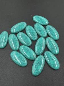 Cabujón de piedras preciosas sueltas Bhatti de cobre sintético cortado ovalado para hacer joyas de piedras preciosas naturales ¡Compre ahora! - Product Image 4