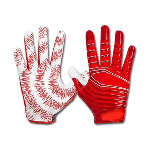 Gants de receveur de football américain professionnels de haute qualité, cuir premium, imperméables, entièrement personnalisables - Product Image 3